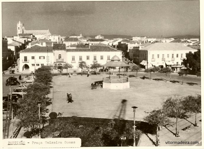 Praça Manuel Teixeira Gomes - anos 1950s